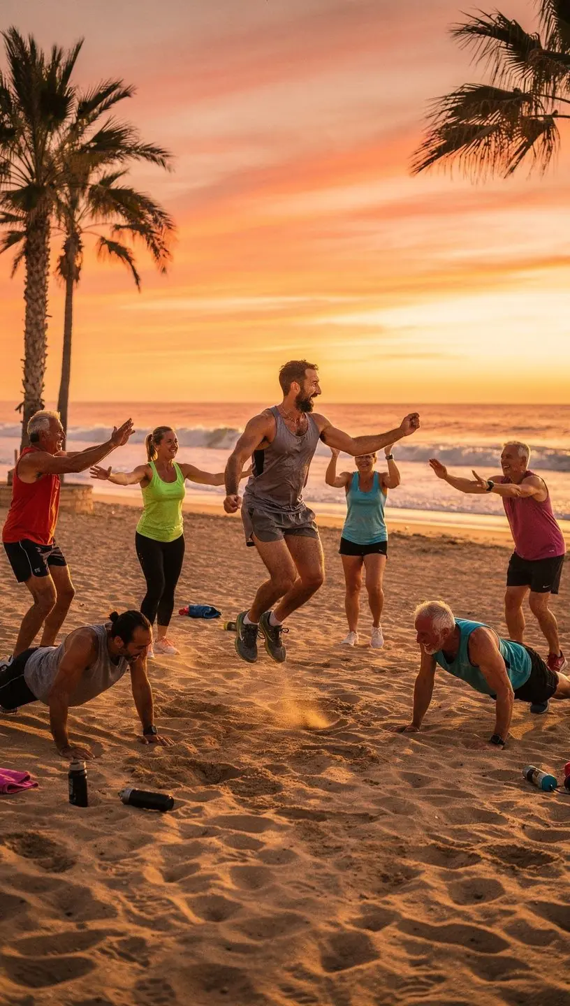 Sesión de recuperación con estiramientos y meditación, enfocada en la relajación y la conexión mente-cuerpo.